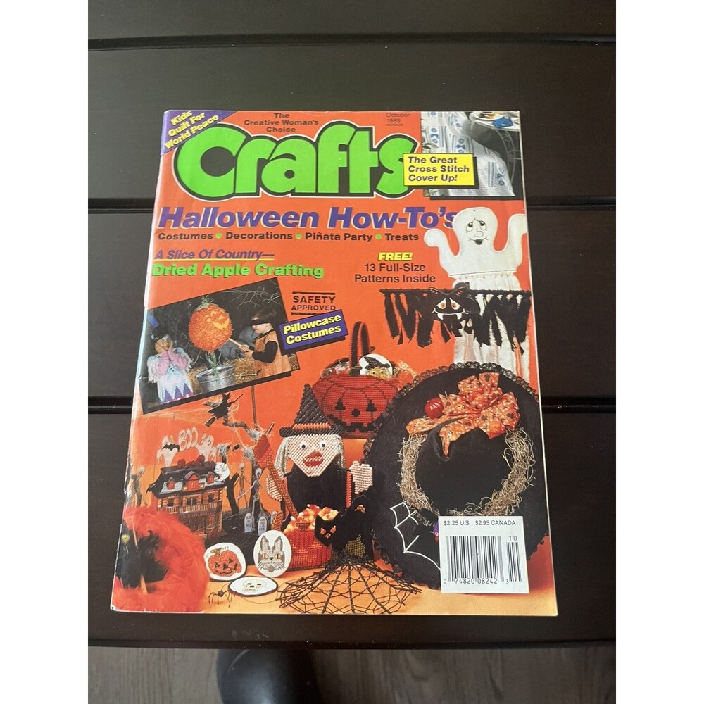 1989 Creative Woman’s Choice Vintage Magazine Print Ad Back Cover Retro Art